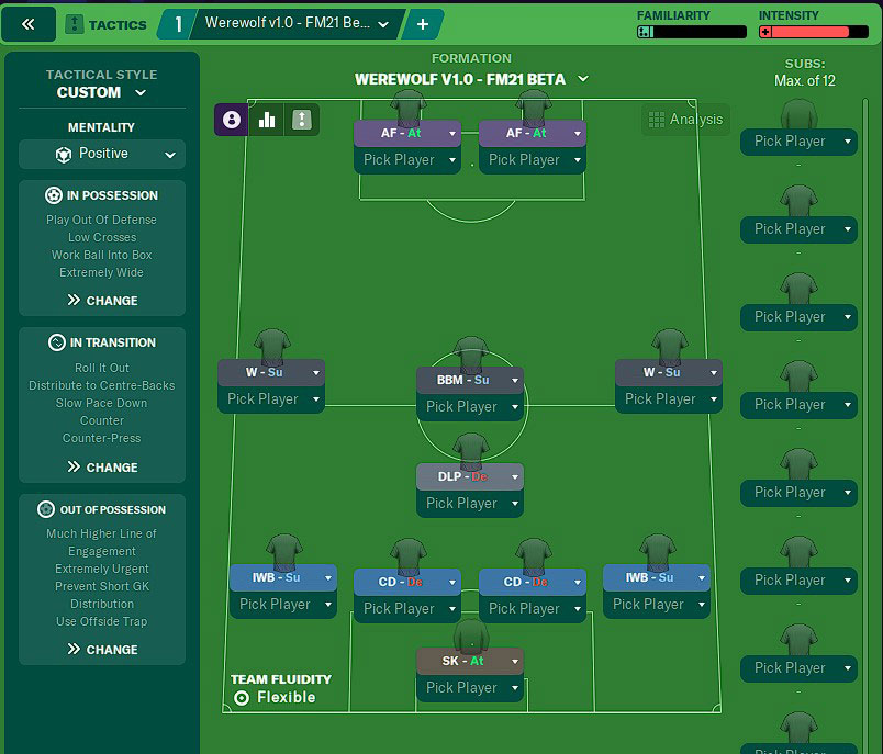 MrSpaceman's Best Football Manager 2021 Tactic  QUADRUPLE WINNING FM21  Tactic •