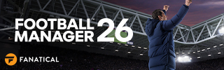 Football Manager 2026 promotion poster