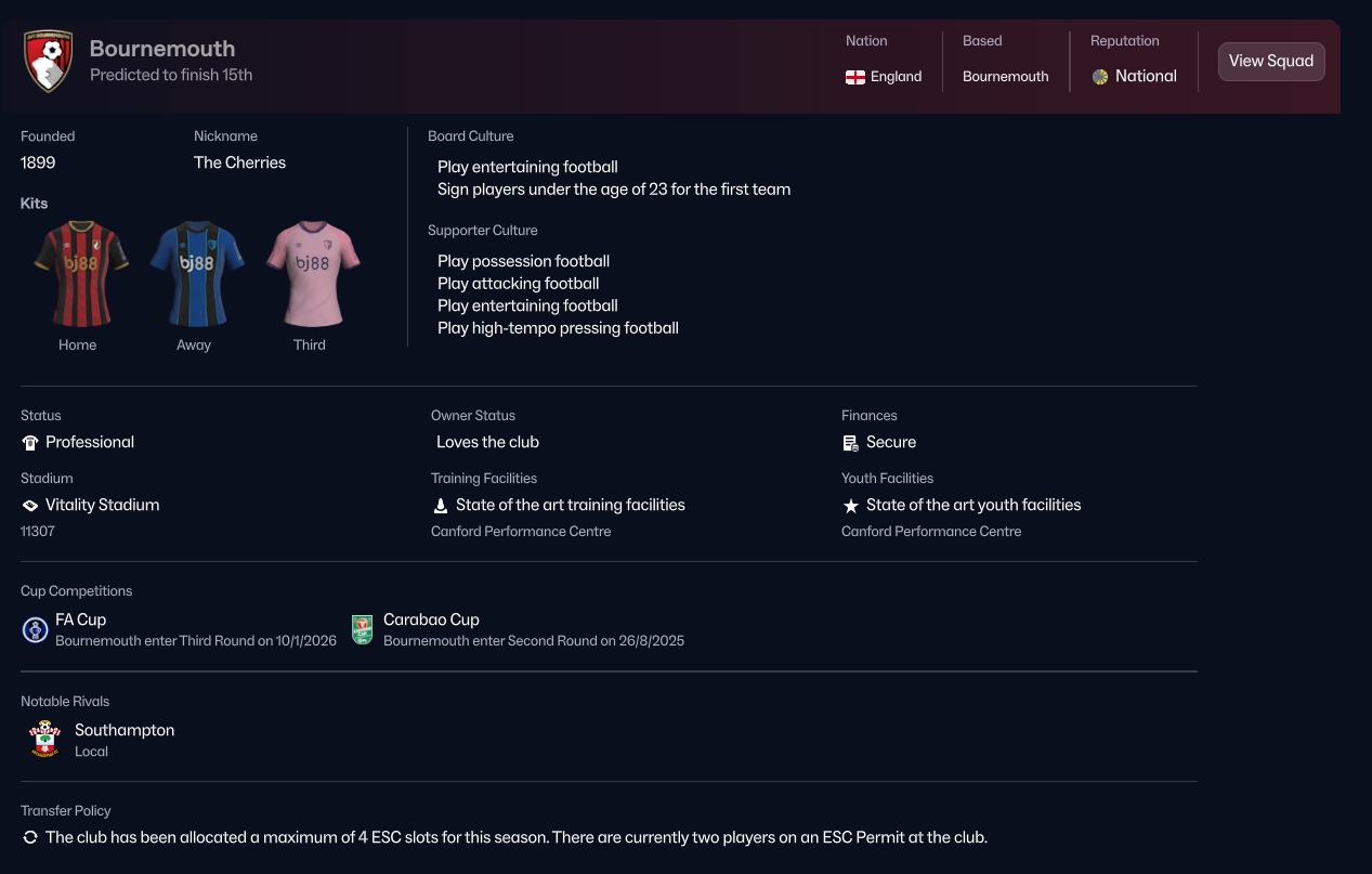 Bournemouth FM26